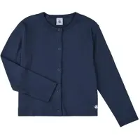 Petit Bateau Koftor / Cardigans / Västar CARDIGAN flickor - Marin - 5 år