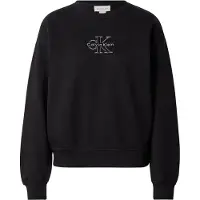 Calvin Klein Jeans Sweatshirt svart / vit