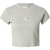 Calvin Klein Jeans T-shirt kitt / svart / vit