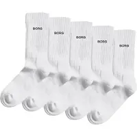 Björn Borg Strumpor - 5-pack - Crew - Vit - - 35/38 - Strumpor