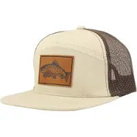 Hurricane Leather Patch Trout Trucker keps