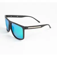 Fladen polariserade solglasögon Matt Black Revo