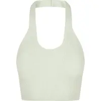 Urban Classics Rib Knit Crossed Neckholder Ärmlös Topp