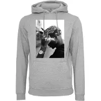 Mister tee Sweatshirt 'F*ck the World' ljusgrå / mörkgrå / svart / vit