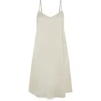 Urban Classics Viscose Satin Slip ärmlös Midiklänning