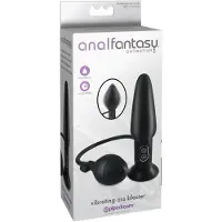 Pipedream - Anal Fantasy - uppblåsbar vibrerande analplugg (svart)