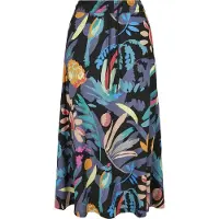 Urban Classics Viscose Hög Midja Midi-kjol