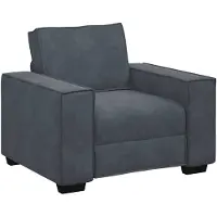 vidaXL Mörkgrå fåtölj 100x78x84 cm sammet 4105001