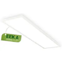 Briloner LED panel Kaida, Vitt / opal, Arbetsrum / kontor, Metall, LED-taklampa