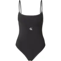 Calvin Klein Scoop Neck Swimsuit CK Monogram