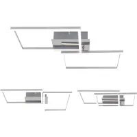 Briloner LED taklampa 3149-018, dimbar, Aluminium / grå / zink, Vardagsrum / matsal, Metall, Modern, LED-taklampa