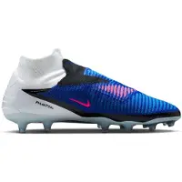 Nike Phantom 6 Elite High Cut AG-PRO Attack - Blå/Pink Blast/Vit - Konstgräs (AG), storlek 42