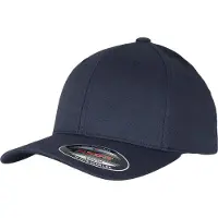 Flexfit Wooly Combed Cap Blå 2XL Man