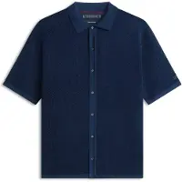 Tommy Hilfiger New York Label Relaxed Fit Waffle Knit Shirt