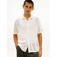 Tommy Hilfiger New York Label Relaxed Fit Waffle Knit Shirt