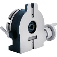 Vevor 150 mm/5,9 tum vertikalt och horisontellt roterande bord, 150 mm delningshuvud runt roterande arbetsbord fräsmaskin indexsystem justerbar skruv 5,9 tums delningsplatta indexsystem