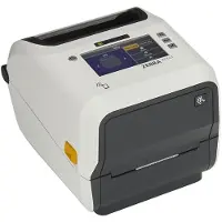 Zebra Technologies Zebra ZD621t-HC - Etikettskrivare - termisk överföring - Rulle (11,8 cm) - 300 dpi - upp till 152 mm/sek - USB 2.0, LAN, seriell, USB-värd - vit