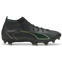 Puma Ultra 6 Match + FG/AG Eclipse - Svart/Grön/Grön terräng, storlek 46½