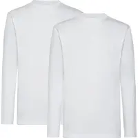 Alan red T-hirt Virginia Långärmad 2-pack Vit torlek