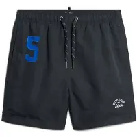 Superdry för män. M3010235A Badkläder tillverkade av återvunnet marint material (S), Strandkläder, Återvunnen polyester, Hållbar, Marino