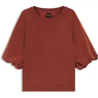 BOSS Oversized-fit sweatshirt with short balloon sleeves