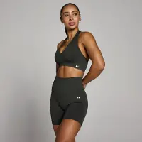 Myprotein MP Women's Tempo Seamless Halter Neck Bra – Night Grey - XXL