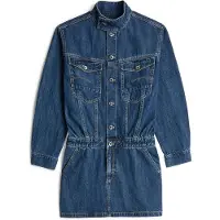 G-Star Jacket Dress - Medium blue - Women