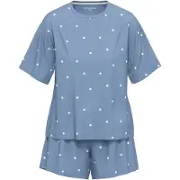 Tom Tailor Kort pyjamas rökblå / vit
