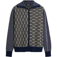 Desigual Kofta nattblå / oliv / vit