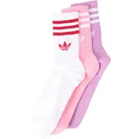 Adidas Originals Strumpor - 3-pack - Begagnad Purple/Bliss Rosa/ - - 43/45 - Strumpor