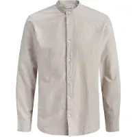 Jack & Jones Breeze Band Linen Blend Skjorta Med Långa ärmar