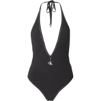 Calvin Klein Plunge Swimsuit CK Monogram