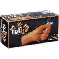 Kunzer TIGER GRIP S 100 st Nitril Engångshandske Storlek (handskar): S EN 455, EN 374
