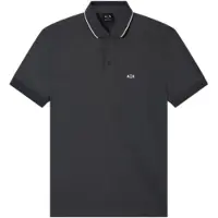 Armani Exchange för män. XM001289AF10363M8317 Regular polotröja svart (XL), Casual, Bomull, Kort ärm