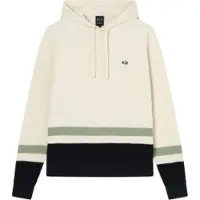 Armani Exchange för män. XM002171AF22240M1296 Våffeltröja vit (L), Casual, Bomull, Lång ärm