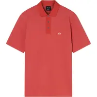 Armani Exchange för män. XM002408AF13055U4029 Pikétröja Rose Of Sharon röd (M), Casual, Bomull, Kort ärm