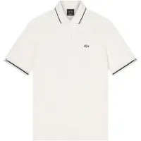 Armani Exchange för män. XM002356AF13026U0009 Casual beige polotröja (XS), Bomull, Kort ärm