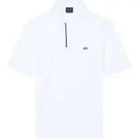 Armani Exchange för män. XM002067AF10366U0009 Polotröja vit (L), Casual, Bomull, Kort ärm
