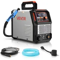 Vevor Plasmaskärare, 50A plasmaskärmaskin, 220V digital display IGBT-inverterkapmaskin med 2T/4T-funktion och justerbar PA/PT-tid för hemreparationer, verkstäder