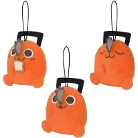 Bandai Banpresto Chainsaw Man Filmens Reze Arc Sittande Pochita Plyschfigur 11 Cm