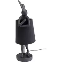 Kare Bordslampa Animal Rabbit, Svart, Vardagsrum / matsal, Textil / tyger / siden, Design, Bordslampa
