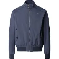 Hackett för män. HM4000134 Heritage Harrington Jacka marinblå (M), Casual, Polyester, Marino