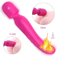 Sex HD Iris - vibrator med värme och 2 motorer - silikon pink