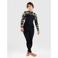 Roxy 4/3 Swell Natural Back Zip Primaloft Våtdräkt black floral, XL