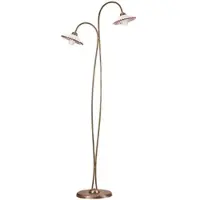 ONLI Golvlampa Rosina , Brun / mässing, Vardagsrum / matsal, Keramik, Lantlig / rustik, Golvlampa