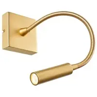 LEDS-C4 LED vägglampa Tip, Mässing / guld, Sovrum, Aluminium / grå / zink, Modern, LED-vägglampa, vägglampa inomhus