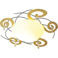 Holländer Taklampa Casino, dimbar, Mässing / guld, Vardagsrum / matsal, Metall, Modern, Taklampa