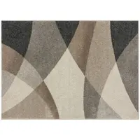 Nordstrand Matta - 140x200 cm - Beige med mönster - Thales -