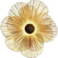 Holländer Vägglampa Tremolo, dimbar, Mässing / guld, Vardagsrum / matsal, Metall, Vägglampa, vägglampa inomhus