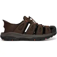 SKECHERS för män. 205187 Sandaler Slip-ins RF Tresmen Norvick brun (42), Karta, Nyckelband, Casual